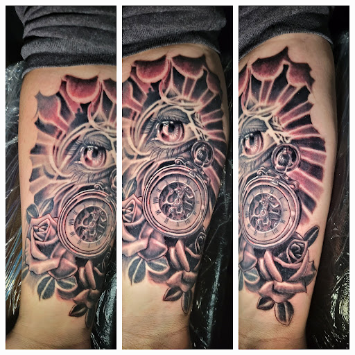 Explore native american tattoo ideas for men, creative tattoo ideas in Angola, available at Hoodlum Ink