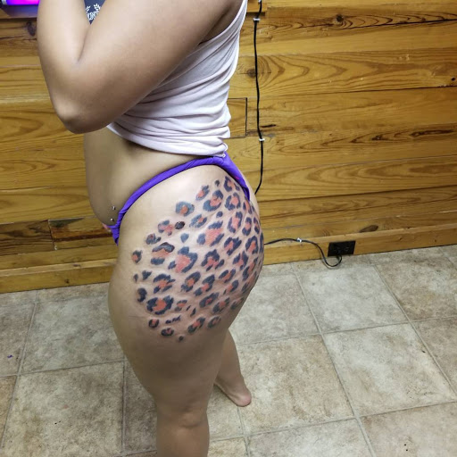 Explore matching tattoo ideas for husband and wife, creative tattoo ideas in Conway, available at Primal Urge Tattoos