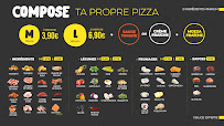 Carte du Five Pizza Original - Asnières Sur Seine à Asnières-sur-Seine