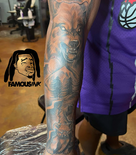 Explore cycle tattoo ideas, creative tattoo ideas in Hammond, available at Famous Ink, Inc.