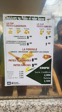 Menu du Pâtes & Crêpes à Champs-sur-Marne