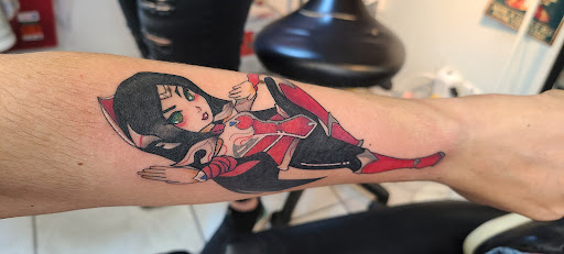 Explore dahlia tattoo ideas, creative tattoo ideas in San Antonio, available at Master Minds Tattoo