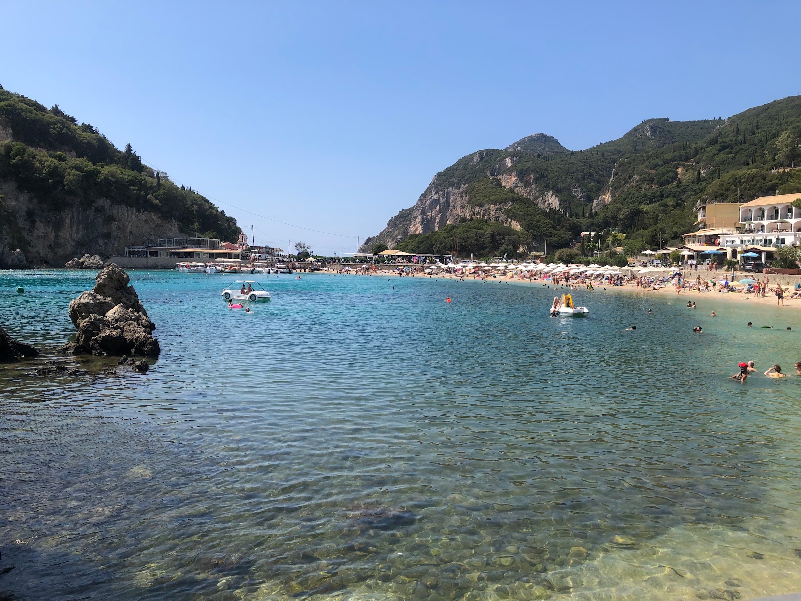 Zdjęcie Agios Spiridon Beach - polecane dla podróżujących z dziećmi rodzinnych