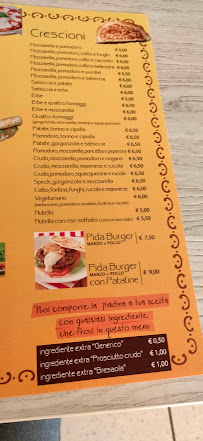 Restauration rapide Piadineria da Gilly à Villamarina (la carte)