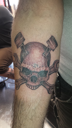 Explore star tattoo cover up ideas, creative tattoo ideas in Bakersfield, available at Naked Als Tattoos & Piercing