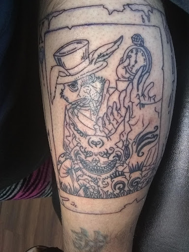 Explore name sleeve tattoo ideas, creative tattoo ideas in Eustis, available at Iron Will Tattoo