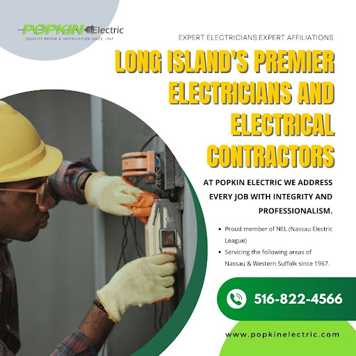 Electrician «Popkin & Son Electric Services Inc», reviews and photos, 87 Engineers Dr, Hicksville, NY 11801, USA