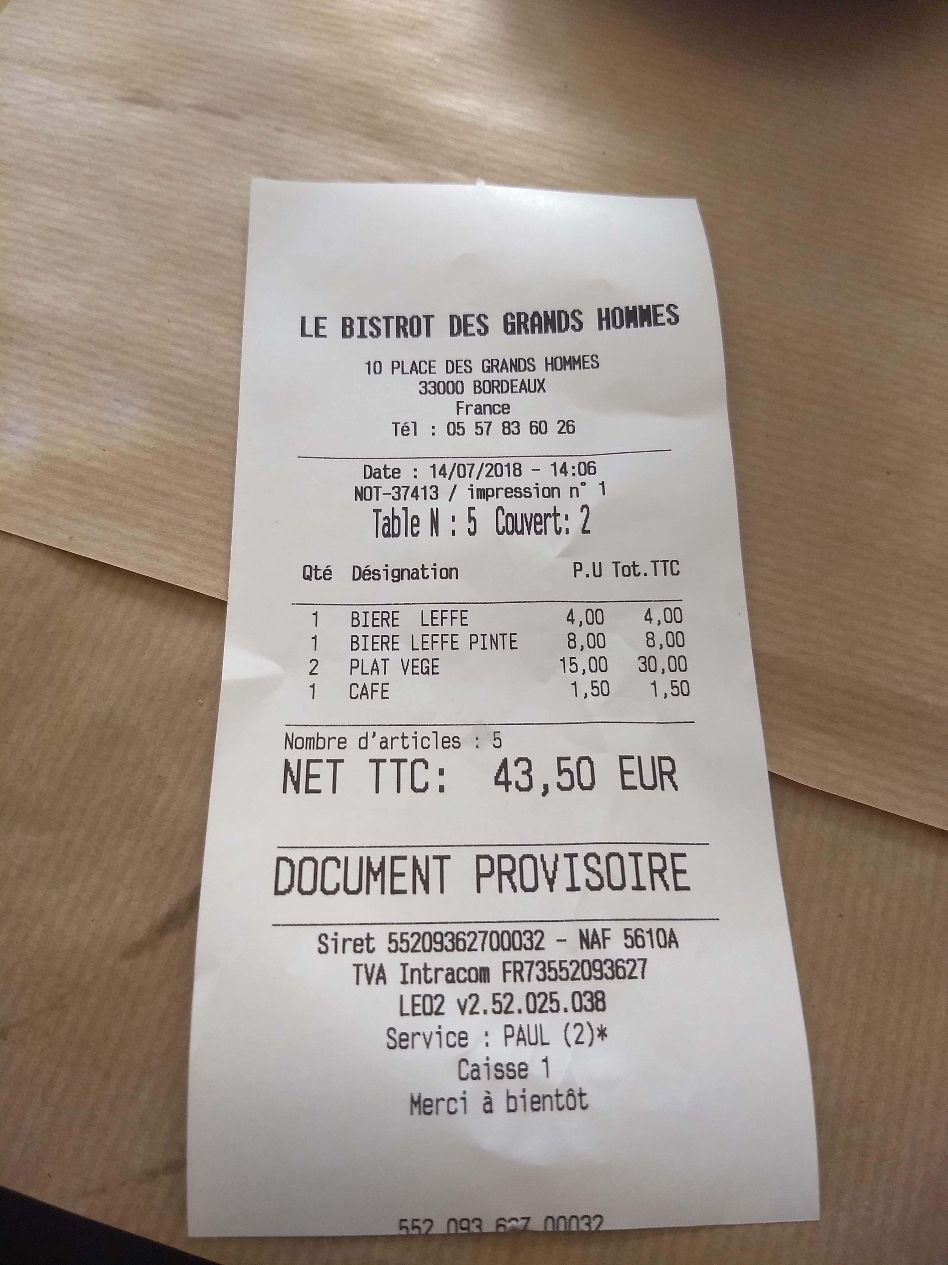 Photo n° 1 de l'avis de Carlos.. fait le 14/07/2018 à 12:14