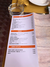 Menu / carte de Bar Centrale à Barcis