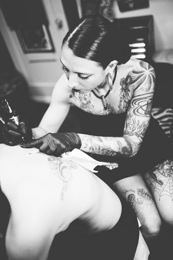 Explore moose tattoo ideas, creative tattoo ideas in Homer, available at Exotic Eye Tattoo