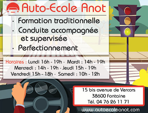 Auto-École Anot à Fontaine, Isère