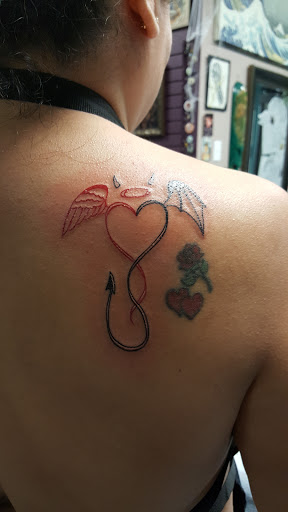 Explore parents signature tattoo ideas, creative tattoo ideas in Austin, available at Little Pricks Tattoo