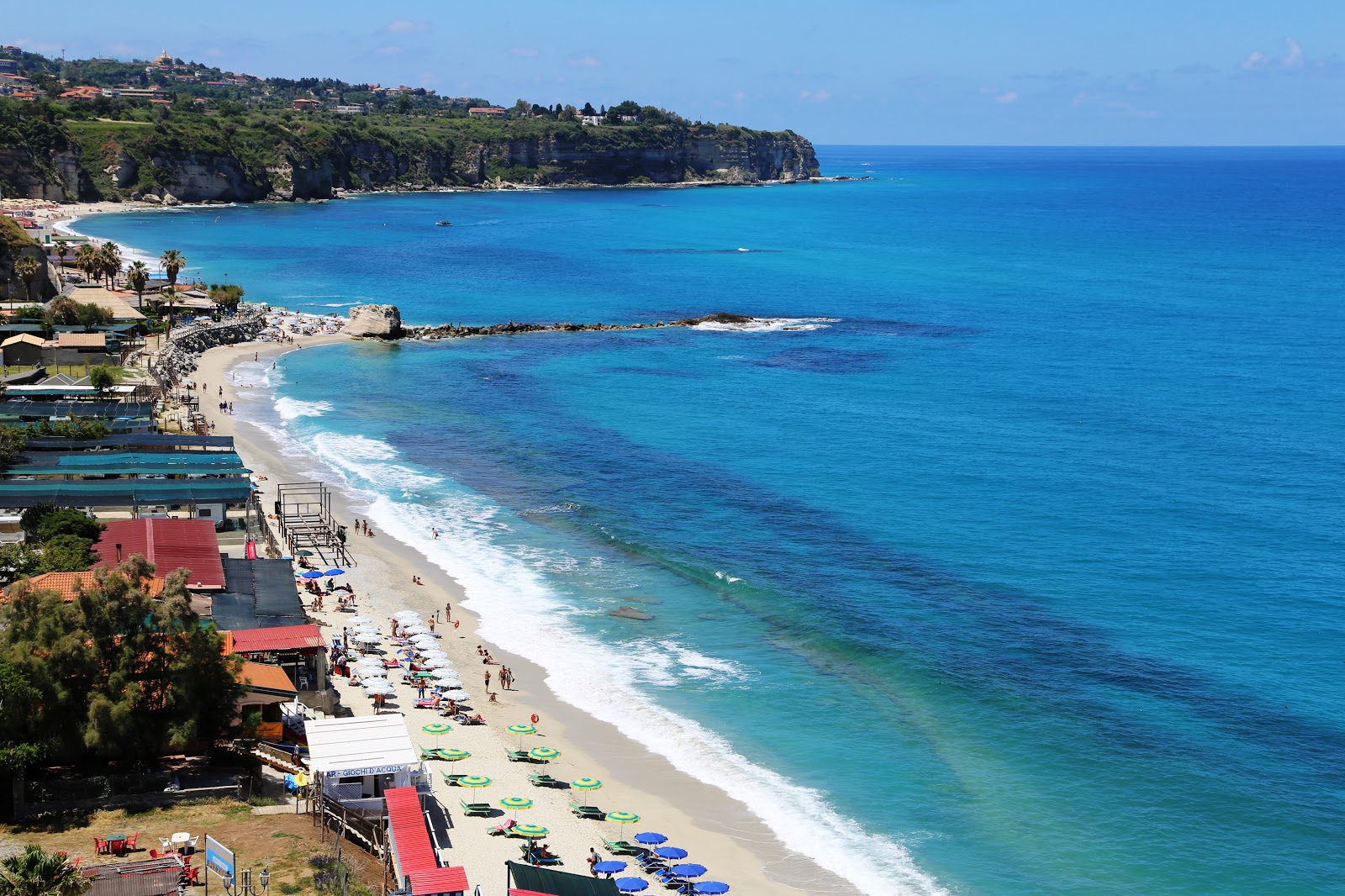 Foto di Spiaggia di Tropea area del resort sulla spiaggia