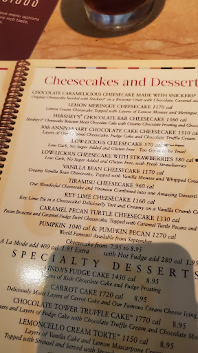 Restaurant «The Cheesecake Factory», reviews and photos, 1201 Lake Woodlands Dr, The Woodlands, TX 77380, USA