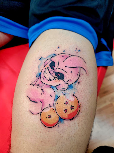 Explore chest to sleeve tattoo ideas, creative tattoo ideas in Benton, available at Spectrum Tattoo