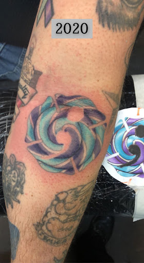 Explore triangle tattoo ideas, creative tattoo ideas in Sunbury, available at Spot of Ink