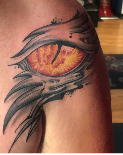 Explore cross tattoo idea, creative tattoo ideas in Rockford, available at Euro Tattoo