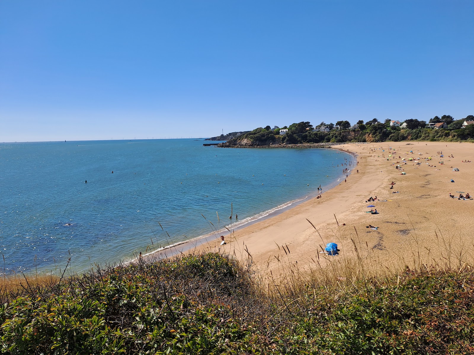 Foto di Plage de la Courance con una superficie del sabbia beige
