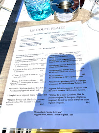 Restaurant français Le Golfe Plage à Six-Fours-les-Plages - menu / carte