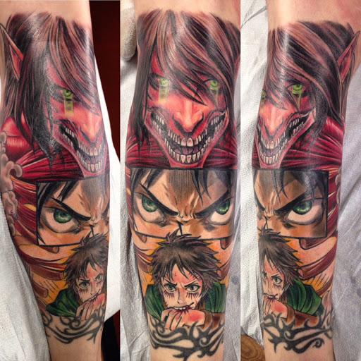 Explore full back tattoo ideas for men, creative tattoo ideas in Wallingford, available at Tattoolios Tattoo Emporium