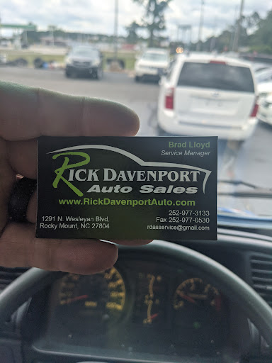 Used Car Dealer «Rick Davenport Auto Sales», reviews and photos, 1291 N Wesleyan Blvd, Rocky Mount, NC 27804, USA