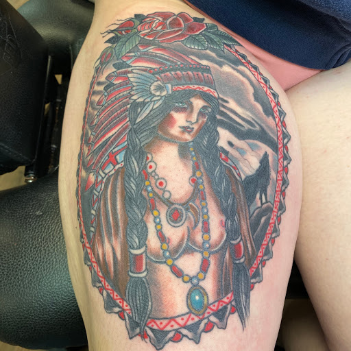 Explore forearm half sleeve cover up tattoo ideas, creative tattoo ideas in Hanceville, available at Dodge City Tattoo Company