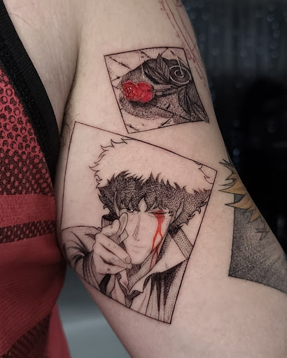 Explore peaky blinder tattoo ideas, creative tattoo ideas in Miami, available at Glitterpoop Studios