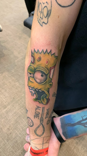 Explore omerta tattoo ideas, creative tattoo ideas in Harrah, available at Gypsy Blood Body Art Studio