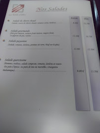 Restaurant LA TABLE D'OLIV à Le Quesnoy - menu / carte