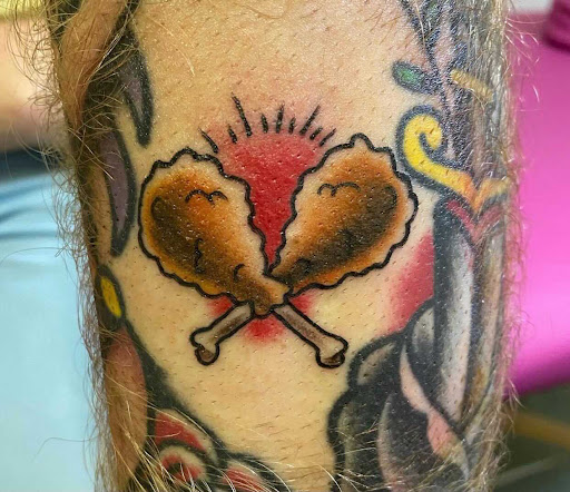 Explore tiny couple tattoo ideas, creative tattoo ideas in Goose Creek, available at Red Kirin Tattoo