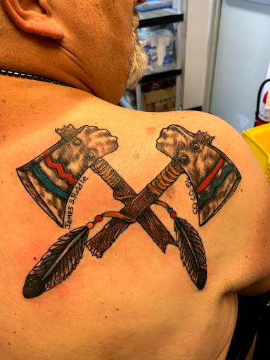 Explore filler tattoo background ideas, creative tattoo ideas in Seymour, available at American Gypsy Tattoo Corp.