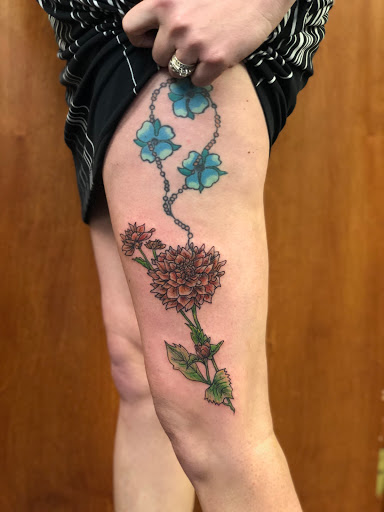 Explore call of duty zombies tattoo ideas, creative tattoo ideas in Charlottesville, available at Mystic Tattoo and Body Piercing