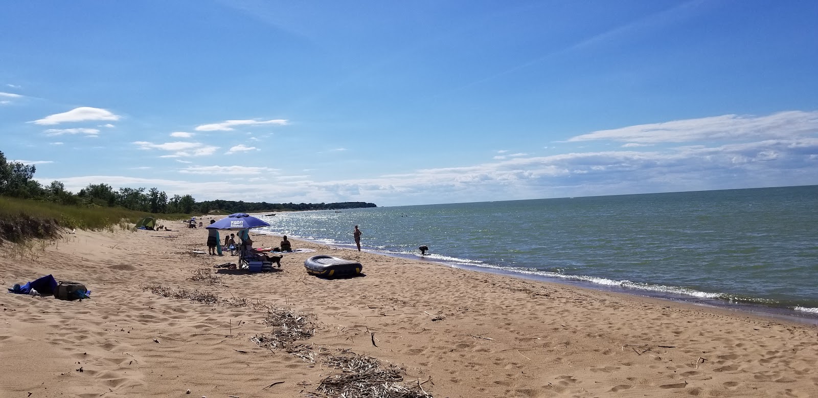 Foto von Port Crescent State Park Beach mit lange, gerade küste