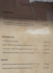 Menu du Gaststätte Altes Zollhaus à Bleckede