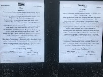 Signature Montmartre à Paris menu