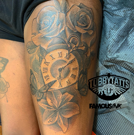 Explore perspective tattoo ideas, creative tattoo ideas in Hammond, available at Famous Ink, Inc.