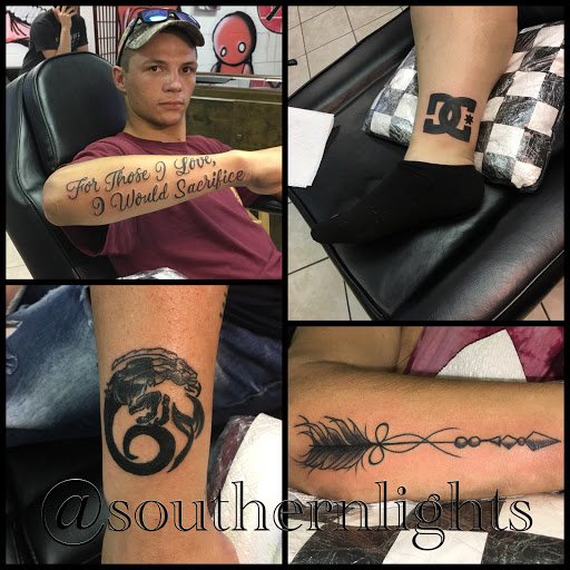 Explore tattoo ideas for son, creative tattoo ideas in Alamogordo, available at Southern Lights Tattoo Company