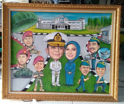 Lukis Karikatur Surabaya (Tole Karikatur)