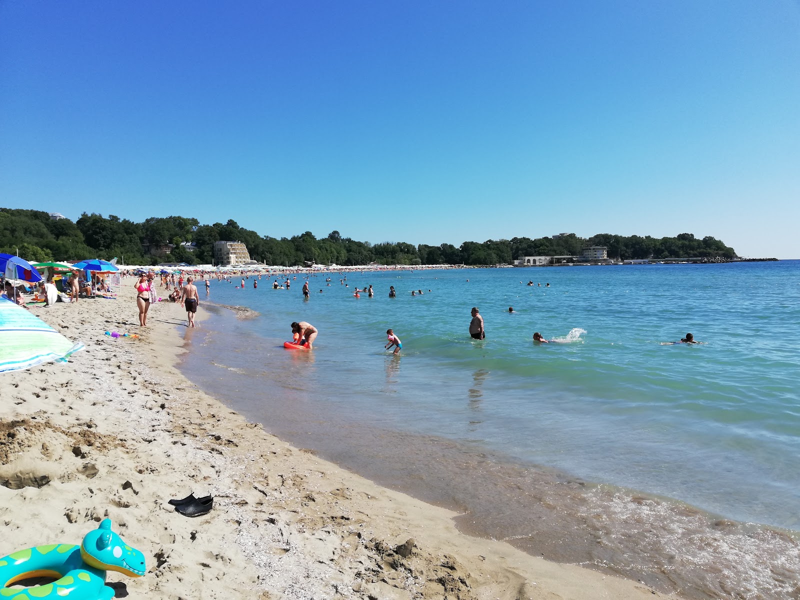 Fotografie cu Kiten South beach cu o suprafață de nisip beige