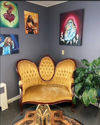 Explore australian shepherd tattoo ideas, creative tattoo ideas in East Providence, available at Shrine Tattoo Studio