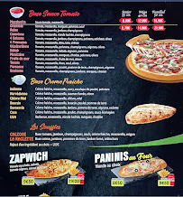 Menu / carte de O bella pizza à Brest