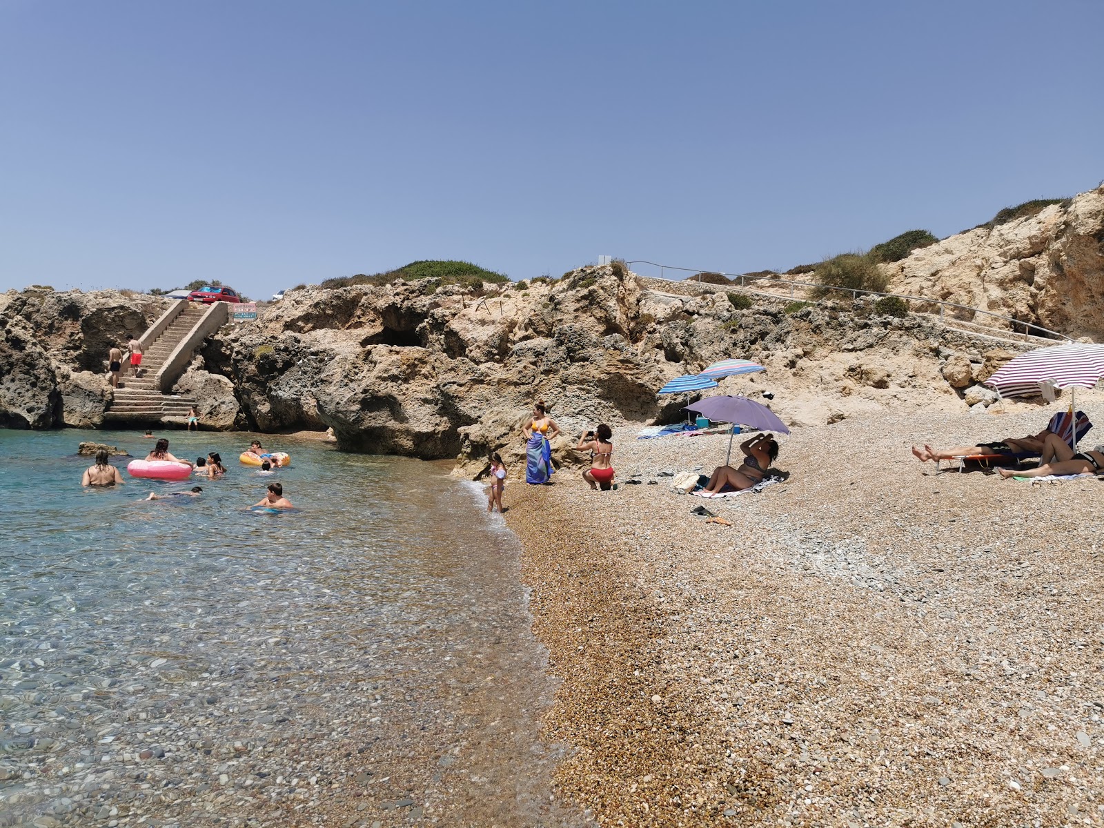 Fotografija Paralia Stomio udobje območja