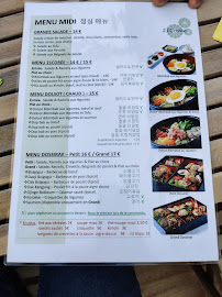 21 Corée à Boulogne-Billancourt menu