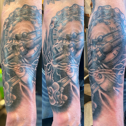 Explore honeycomb tattoo ideas, creative tattoo ideas in Goshen, available at Goshen Ink Therapy And Body Piercing