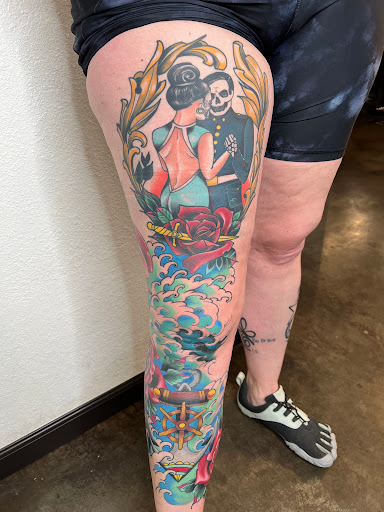 Explore hockey tattoo ideas, creative tattoo ideas in Weatherford, available at 1ST REVELATION TATTOO