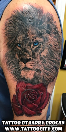 Explore relentless tattoo ideas, creative tattoo ideas in Lockport, available at Tattoo City by Larry Brogan