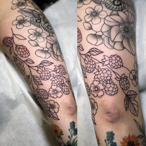 Explore small neck tattoo ideas, creative tattoo ideas in Clear Lake, available at Studio 65 Tattoos