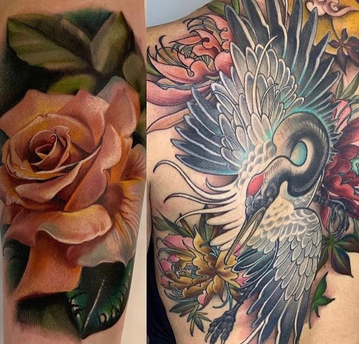 Explore face tattoo ideas for men, creative tattoo ideas in Spokane, available at Anchored Art Tattoo