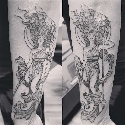 Explore small spooky tattoo ideas, creative tattoo ideas in Meriden, available at Time and Tide