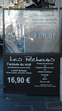 Les Pêcheurs à Nice menu